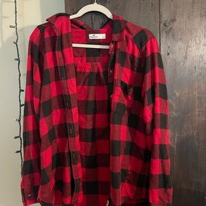 Hollister oversized flannel